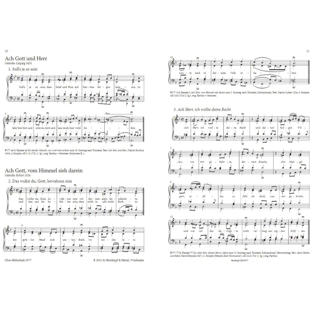 J.S. - 389 corais completos - Coro Piano