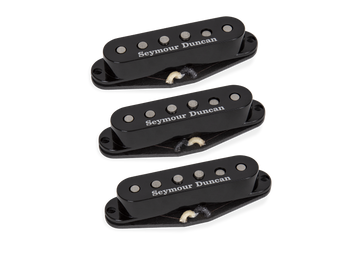 SCOOPED STRATOCASTER KIT CAPOTS BLACK