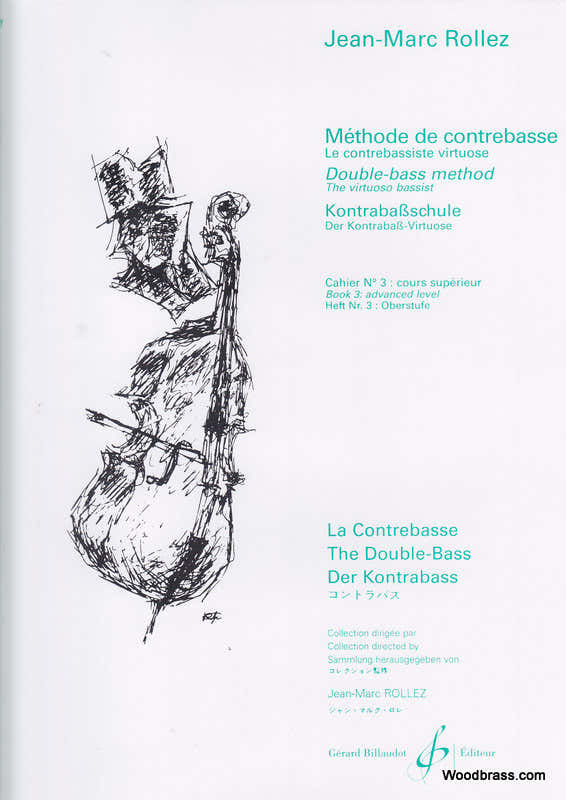 Rollez JEAN-marc - Methode De Contrebasse Vol.3