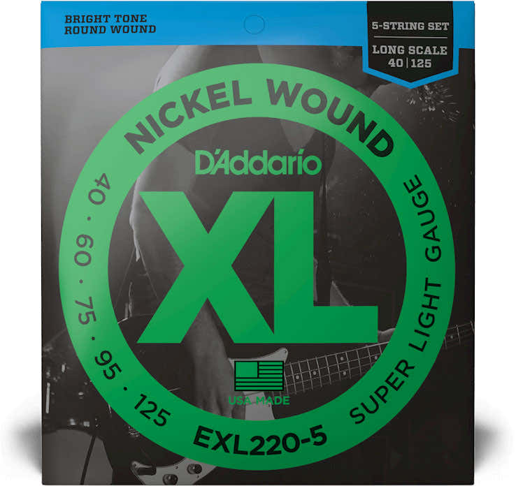 EXL220-5 Enroladas a níquel escala longa superligeiras 5C 40-125