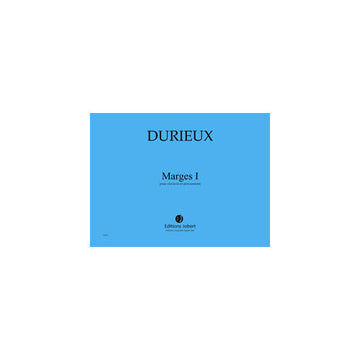 DURIEUX FREDERIC - MARGES I - CLAVECIN ET PERCUSSIONS