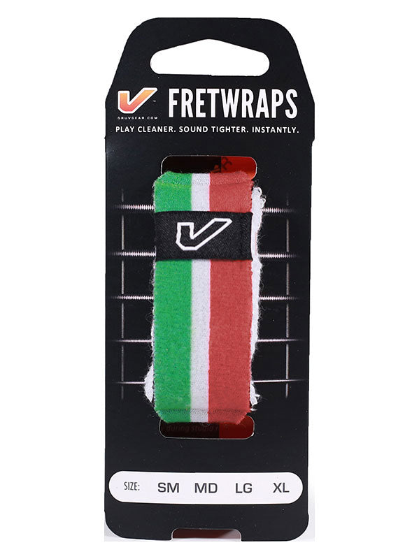 FretWraps Bandeiras do mundo Verde-Branco-Vermelho - Pequeno
