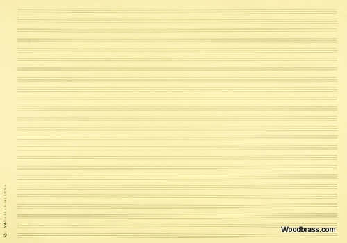 Bloc Papier A Musique A3 - 24 Portees - 25 Feuilles