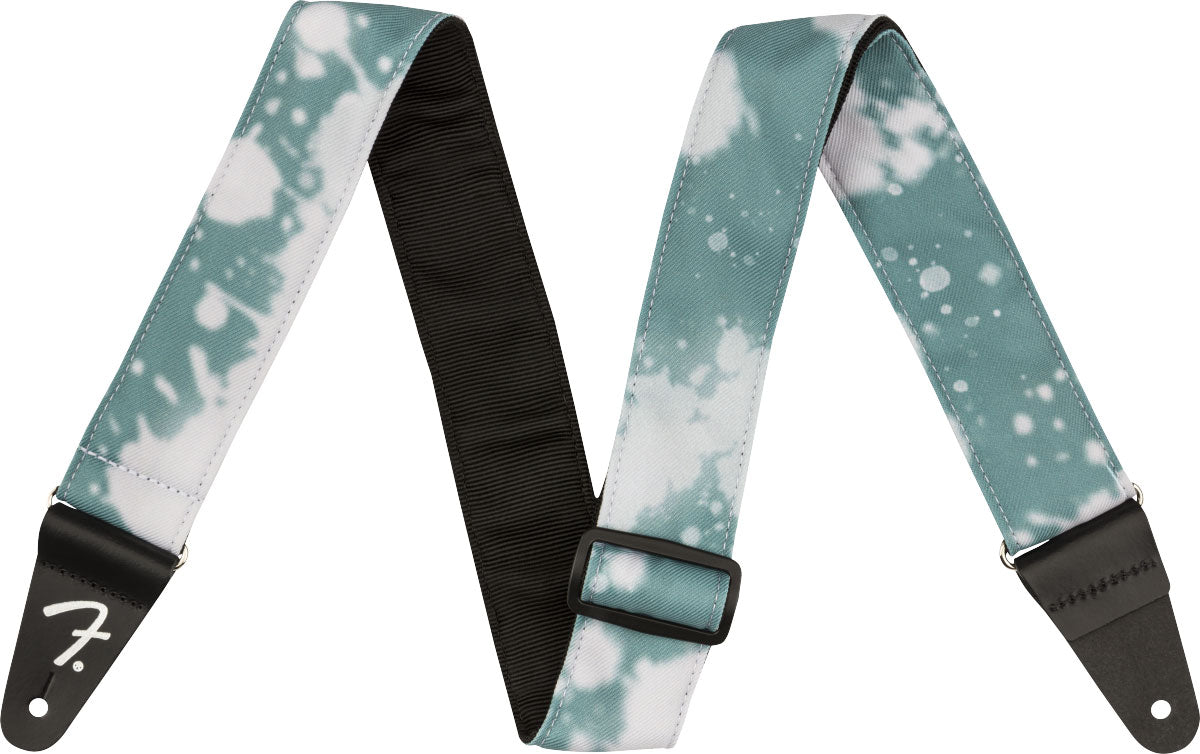 Correia Tie Dye Lavagem ácida Verde-petróleo