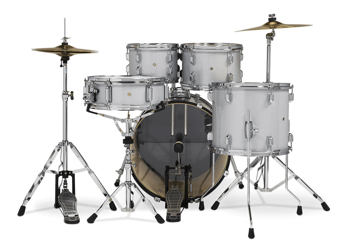 E-DRUM SETS CENTERSTAGE DIAMOND WHITE SPARKLE PDCE2015KTDW