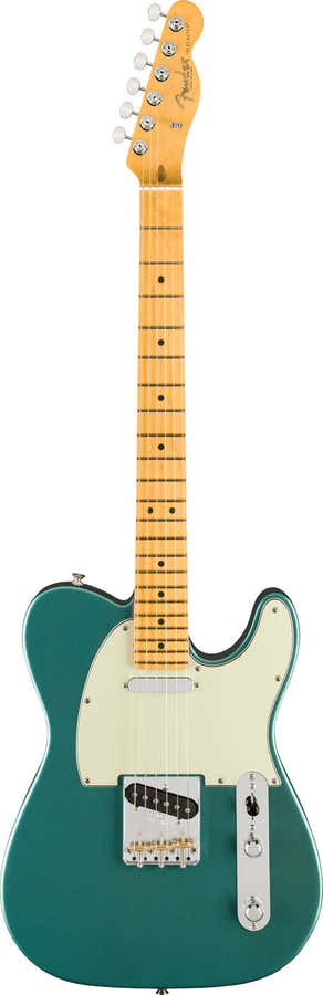 American Professional Classic Telecaster MN Sherwood Green Metallic desbotado