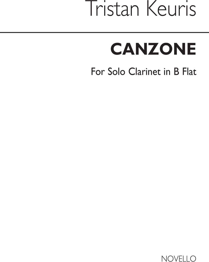 Canzone For Clarinet Solo