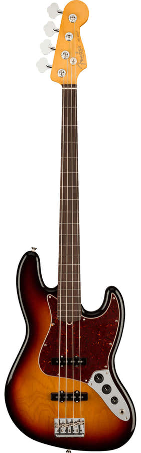 Jazz Bass Fl American Professional II Rw Sunburst de 3 cores