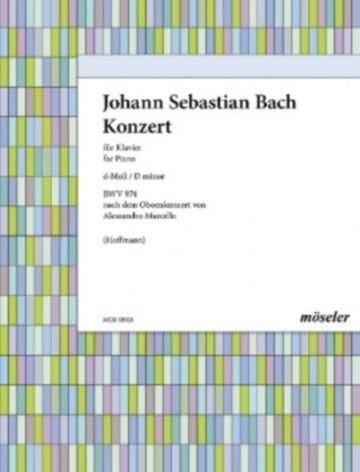 Bach J. S. - Konzert D-moll (BWV 974) - Piano