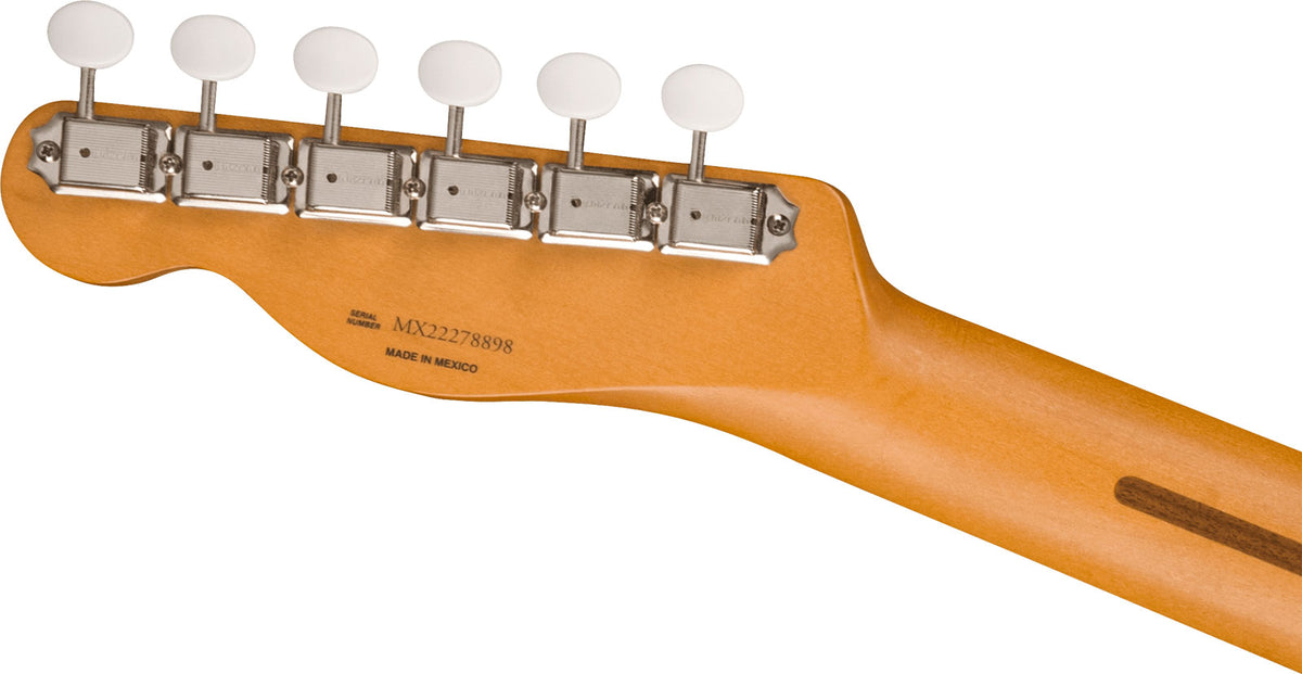 Telecaster Gold Foil EBO Degradé vermelho maçã caramelizada