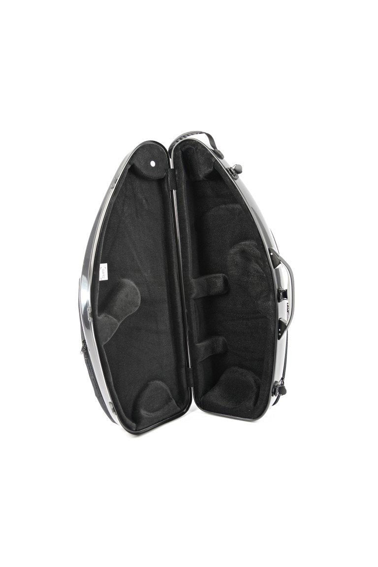 Estojo para saxofone tenor Hightech + Bolso - Preto Carbono