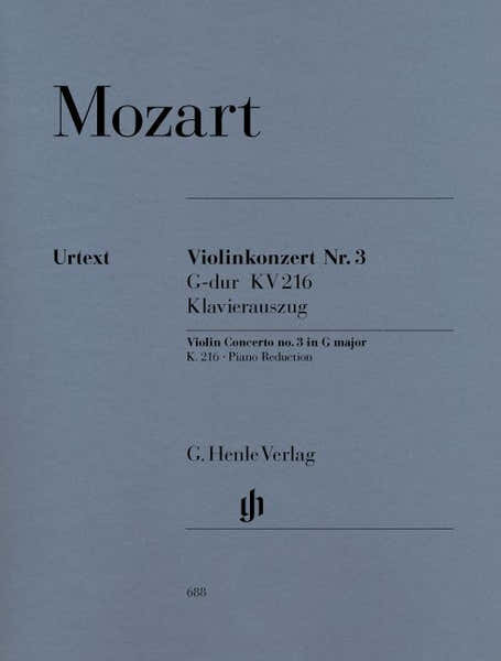 Mozart W.a. - Violin Concerto No. 3 G Major K. 216