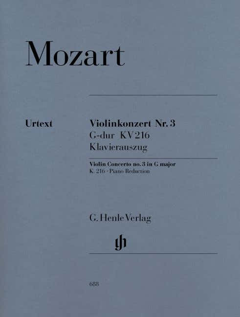 Mozart W.a. - Violin Concerto No. 3 G Major K. 216