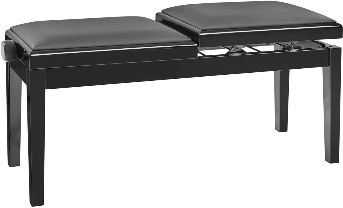 Banco duplo para teclado 13949 Preto