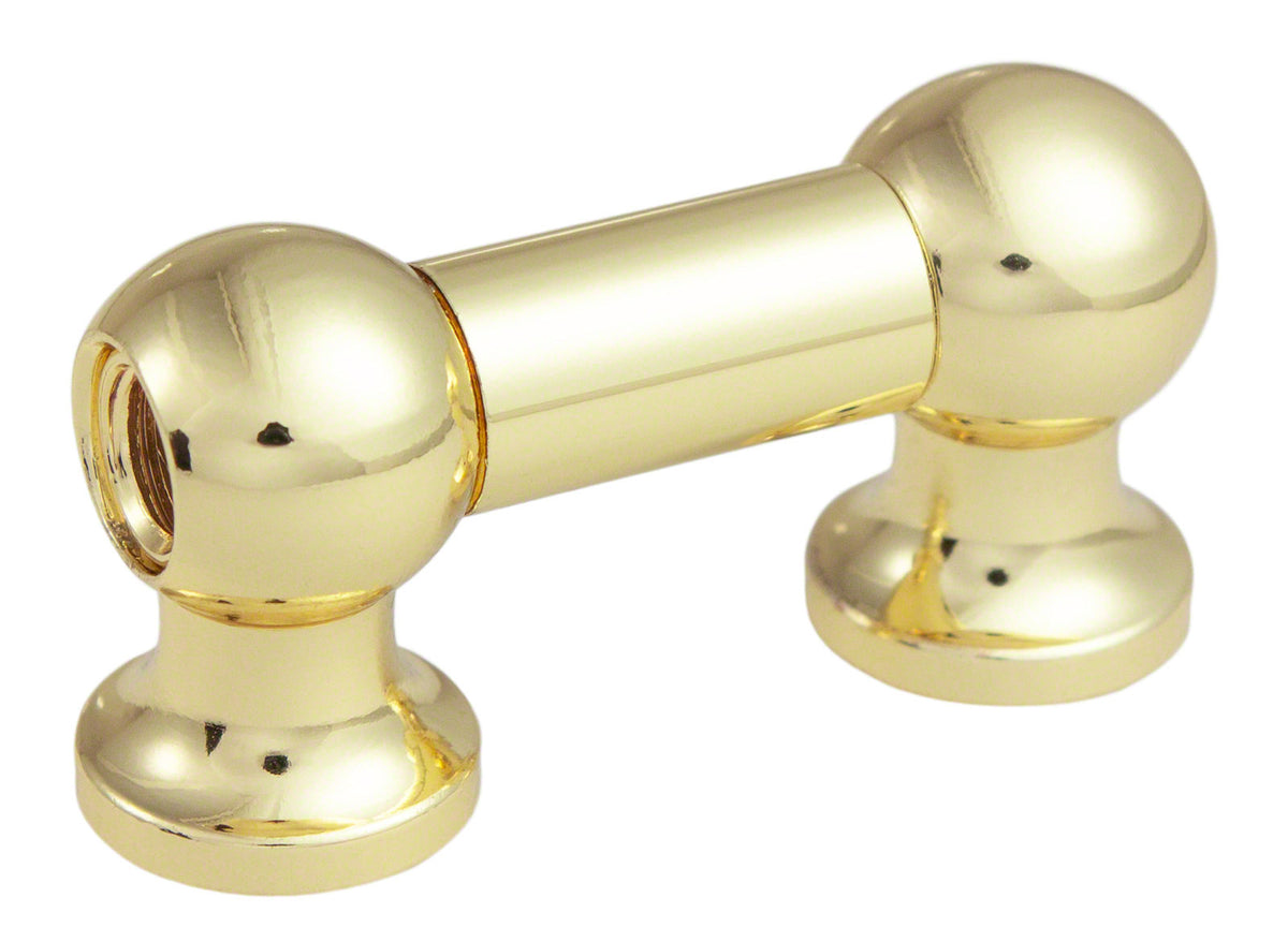 TL12D25-BR Lug de Tubo 25mm Dourada Duplo Tirante (X1)