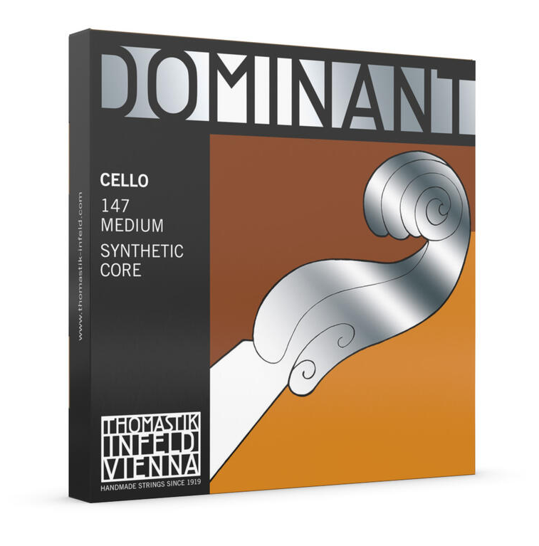 Thomastik 4/4 DOMINANT CELLO SET MEDIUM TENSION 147
