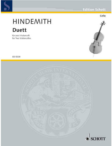 Hindemith - Duet - 2 Violoncelles