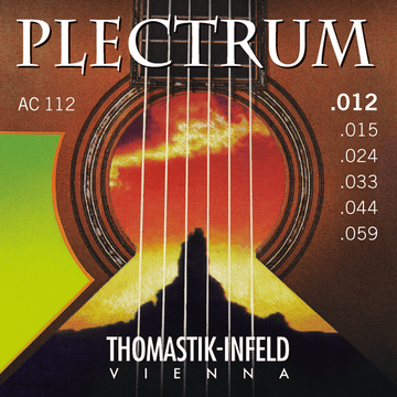 ACOUSTIC GUITAR STRINGS PLECTRUM ACOUSTIC SERIES. NICKEL-FREE SET