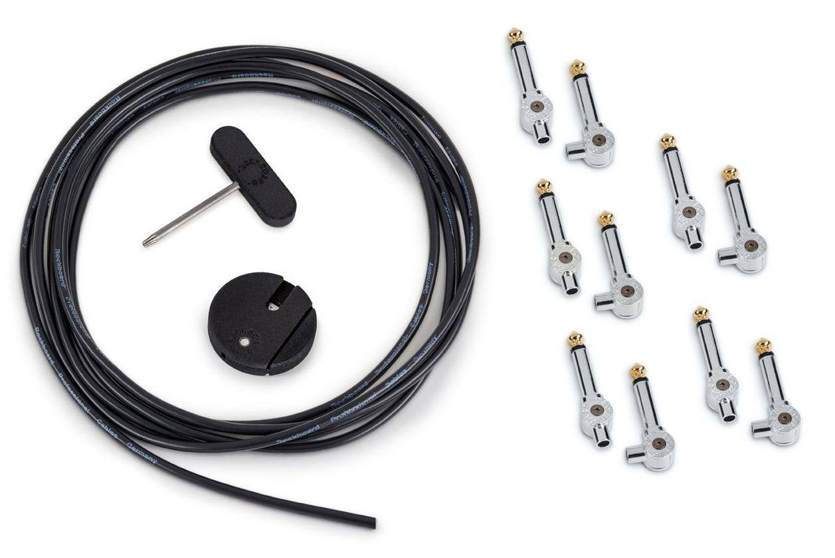 Rockboard SET SOLDERLESS - 10 JACK CABLE 3 M 1 CUTTER 1 KEY - CAB-PW-SET-CR