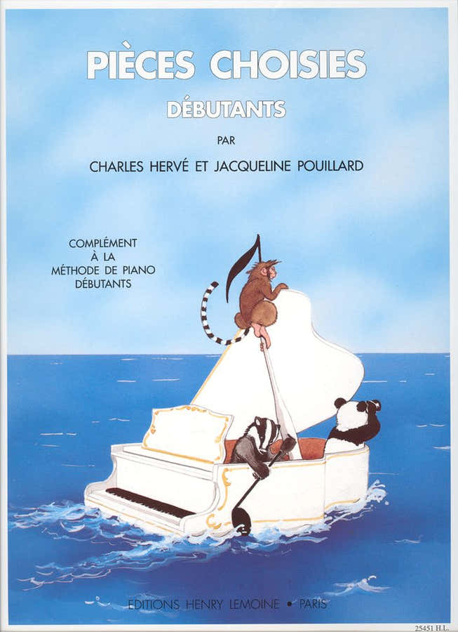 Herve C. / Pouillard J. - Pieces Choisies Pour Debutants - Piano