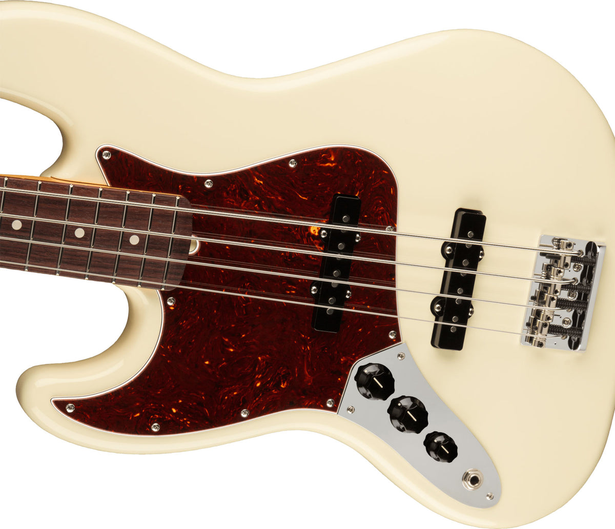 Jazz Bass Lh American Professional II Rw Olympic White