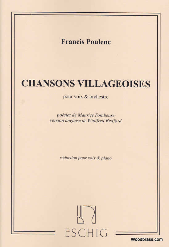 Poulenc F. - Canções Campestres - Canto e piano