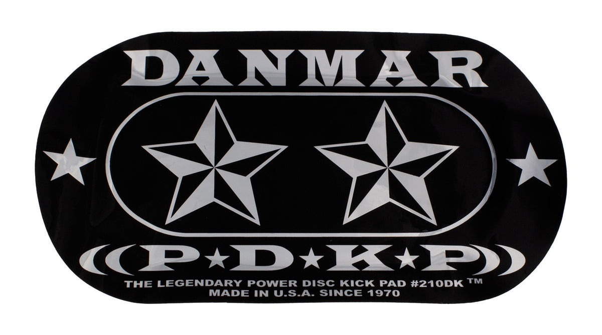 Danmar 210DKST - Pad Autocolante De Bombo Para Pedal Duplo - Star