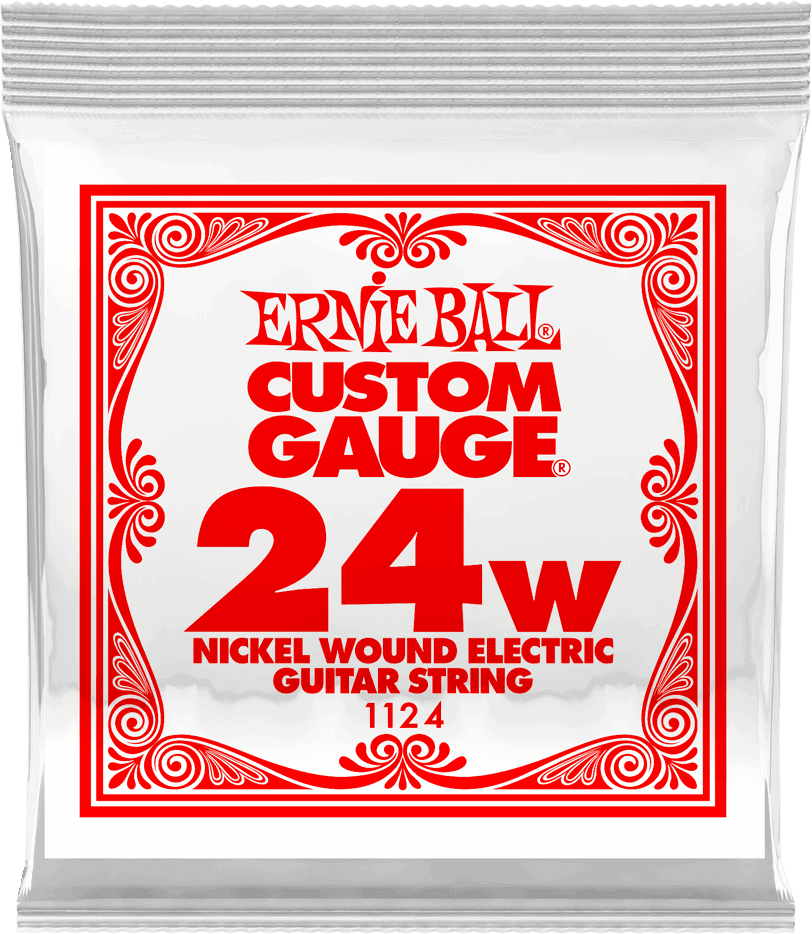 Ernie Ball .024 NICKEL WOUND ELECTRIC GUITAR STRINGS