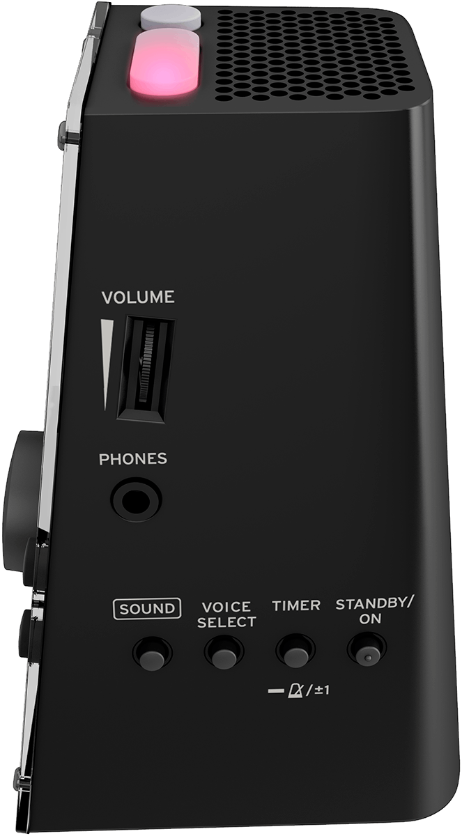 TRADITIONAL METRONOMES BLACK WITH RESONANT LOUDSPEAKER