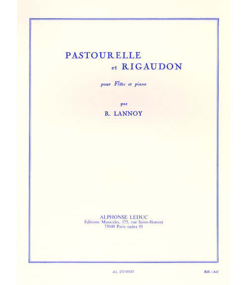 LANNOY R. - PASTOURELLE ET RIGAUDON - FLUTE & PIANO