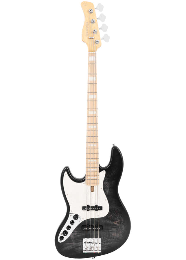 Er V7 Swamp Ash Reissue-4 Lh Tbk.S Preto Transparente