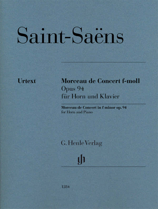 SAINT-saens Camille - Morceau De Concert En Fa Mineur Op.94 - Cor & Piano