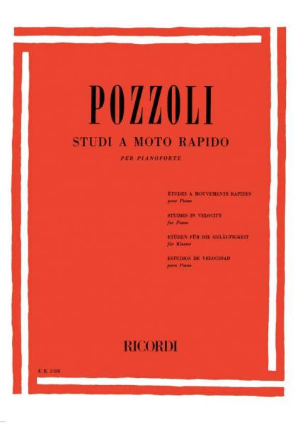 POZZOLI E. - STUDI A MOTO RAPIDO - PIANO