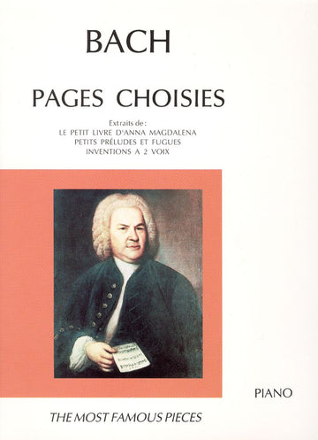 Bach J.S. - Pages Choisies - Piano
