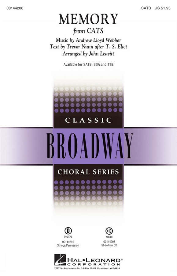 Memory From Cats - Satb (arr. John Leavitt)