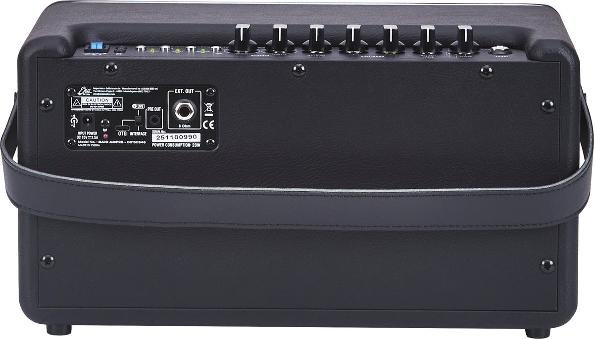 BAIO Amp 25 - ampli compacto com modelações + efeitos + bateria + Bluetooth