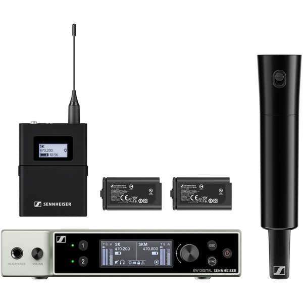 Sennheiser Ew-Dx Sk/Skm-S Conjunto base (S1-10 : 606,2-693.8 Mhz)