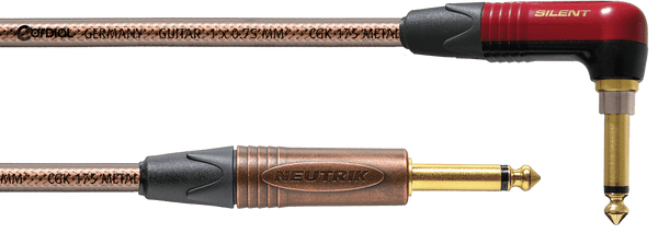 Cabo de Guitarra Jack/jack Silent Angulado Metal - 3M