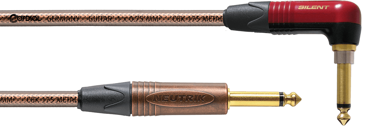 Cabo de Guitarra Jack/jack Silent Angulado Metal - 3M