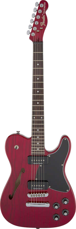 Telecaster JA-90 Thinline Signature Jim Adkins LRL Vermelho carmesim transparente