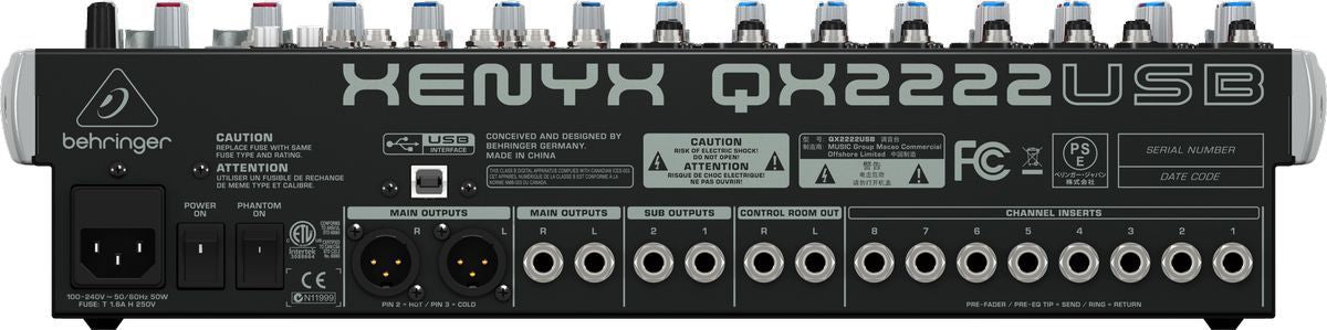 XENYX QX2222USB