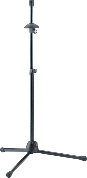 K&M 14985-000-55 Suporte Preto Dobrável Para Trombone Tenor