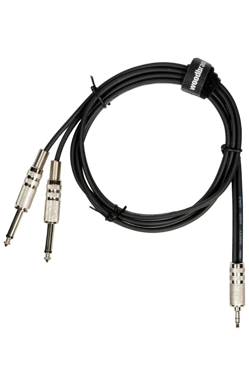Cabo Mini Jack Estéreo / 2 Jack Macho - 1 m - AC25