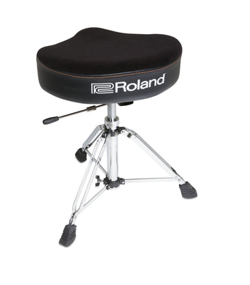 SADDLE DRUM THRONE VELOURS SEAT HYDRAULIC BASE - RDT-SH