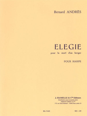 Elégie Pour La Mort d'Un Berger