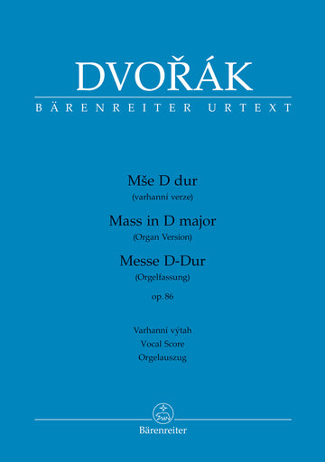 Dvorak A. - Missa em Ré maior Op.86 - Partitura vocal