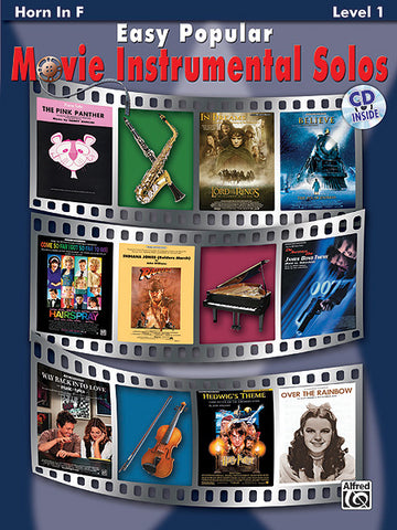 Solos fáceis de filmes populares + CD - Solo de trompa