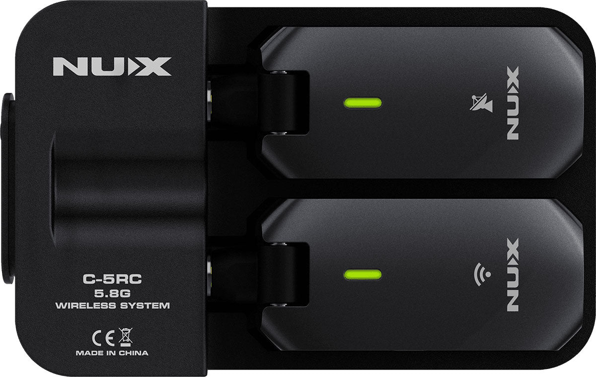 C5RC Sistema Sem Fios Para Guitarra 5,8 GHz Sincronização Automática - Recondicionado