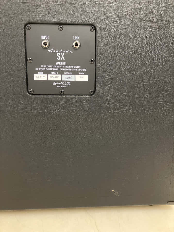 SX CAB 1X12" CELESTION SEVENTY 80 CLOSED BACK STRAIGHT - B Stock