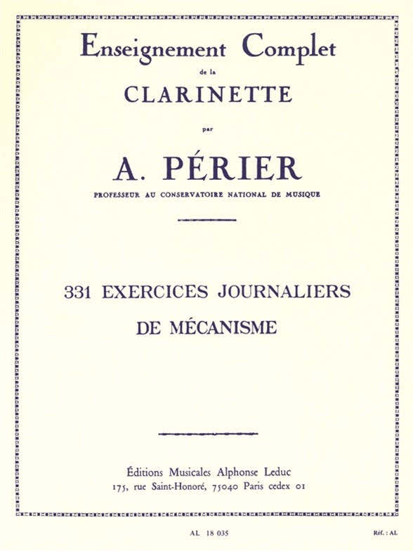 331 Exercices Journaliers de mécanisme